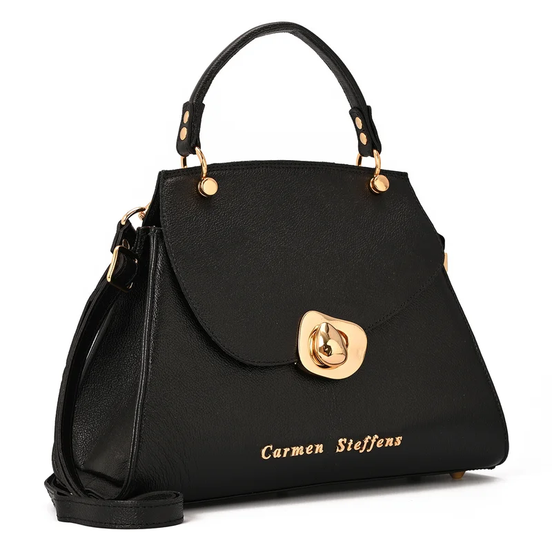 كارمن ستيفنز حقيبة هندسية سوداء